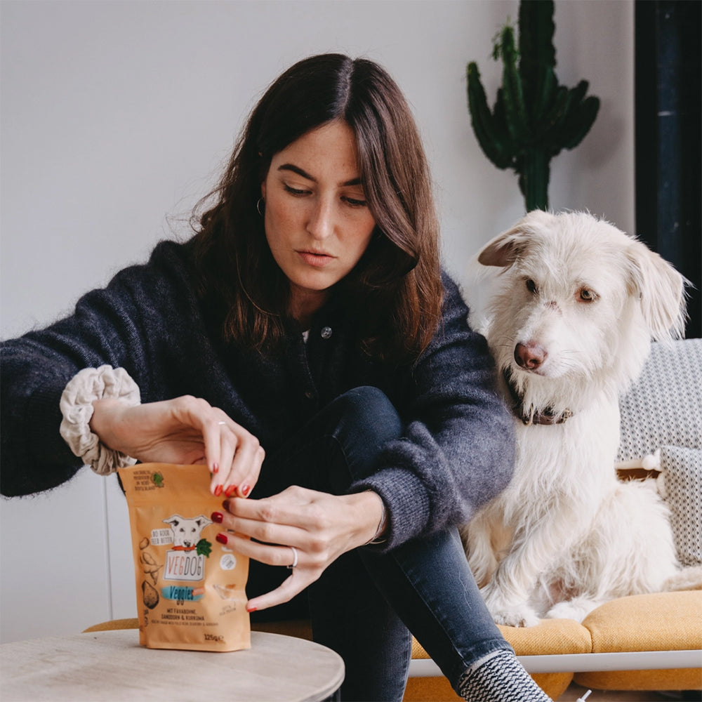 Der vegane Snack Veggies Immune von VegDog.