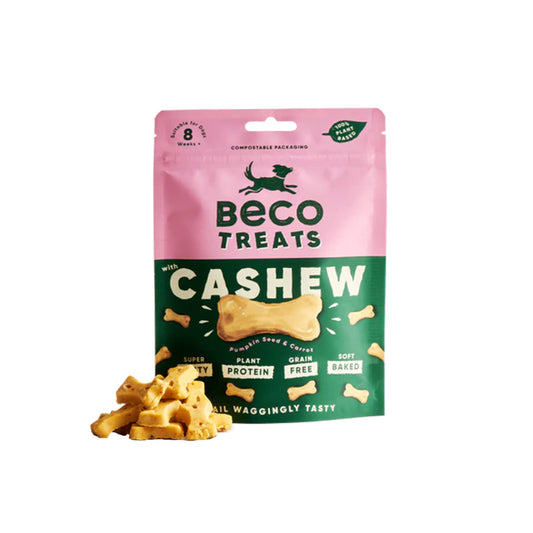 Beco Treats mit Cashew, Kürbis & Karotte für Hunde ab 8 Wochen.