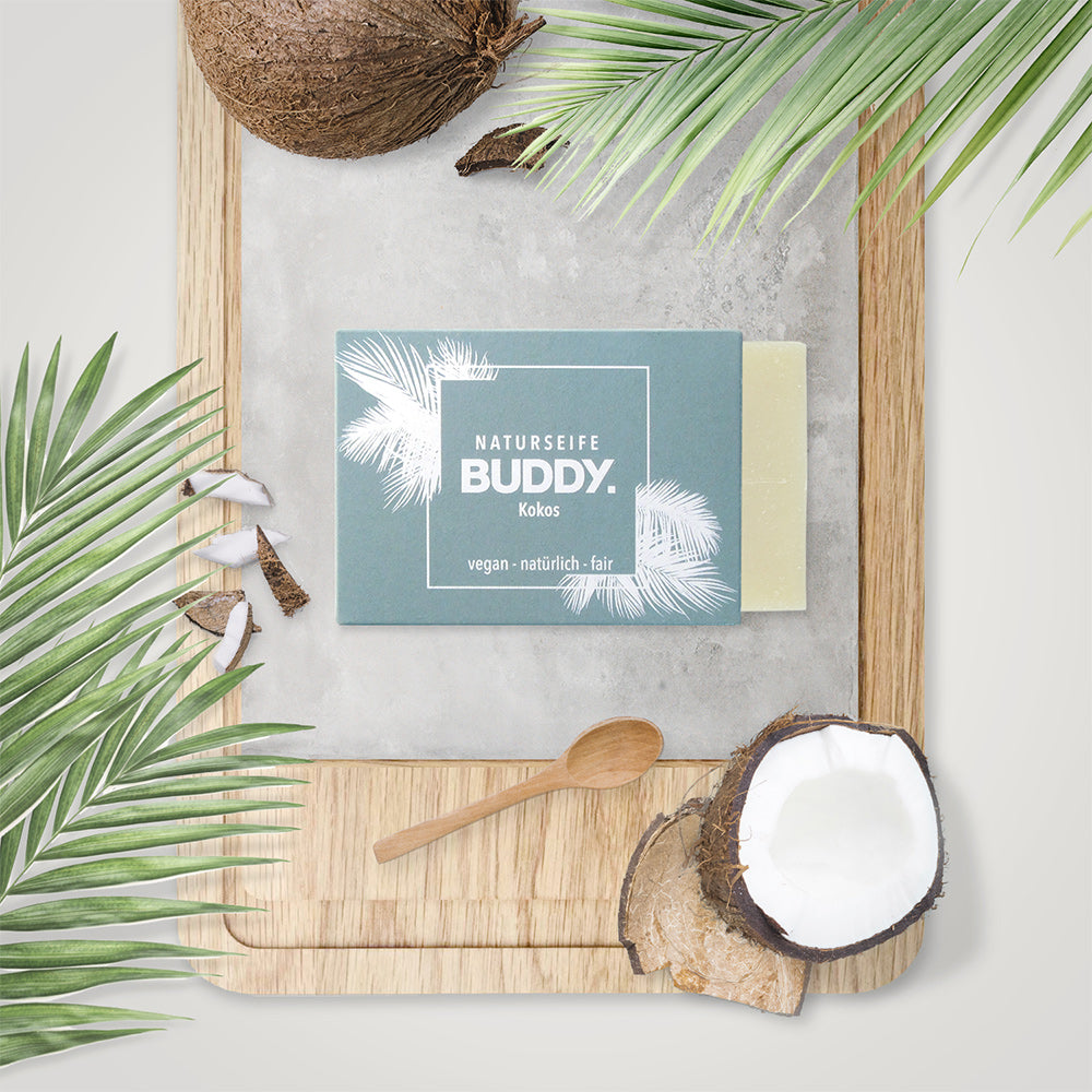 Die Naturseife mit Kokos von BUDDY.