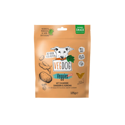 Der vegane Snack Veggies Immune von VegDog.